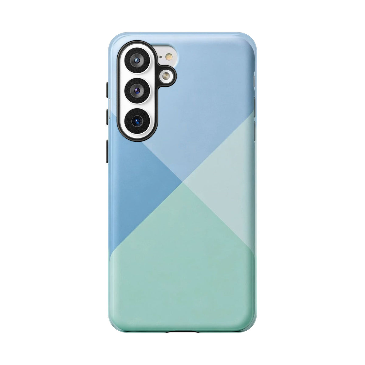 Geometric Mint & Sky Tough Phone Case