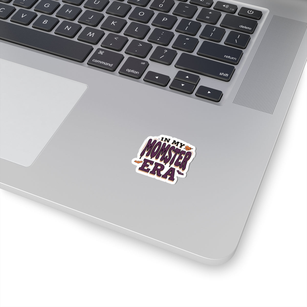 Momster Era Kiss-Cut Sticker | Halloween mom, purple orange bats