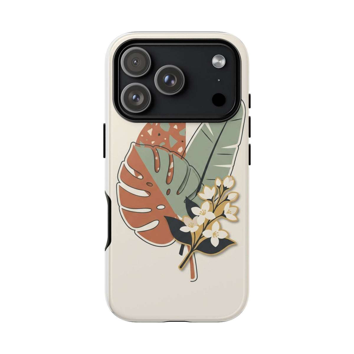 Tropical Leaves Phone Case — Floral Monstera Protective Cover