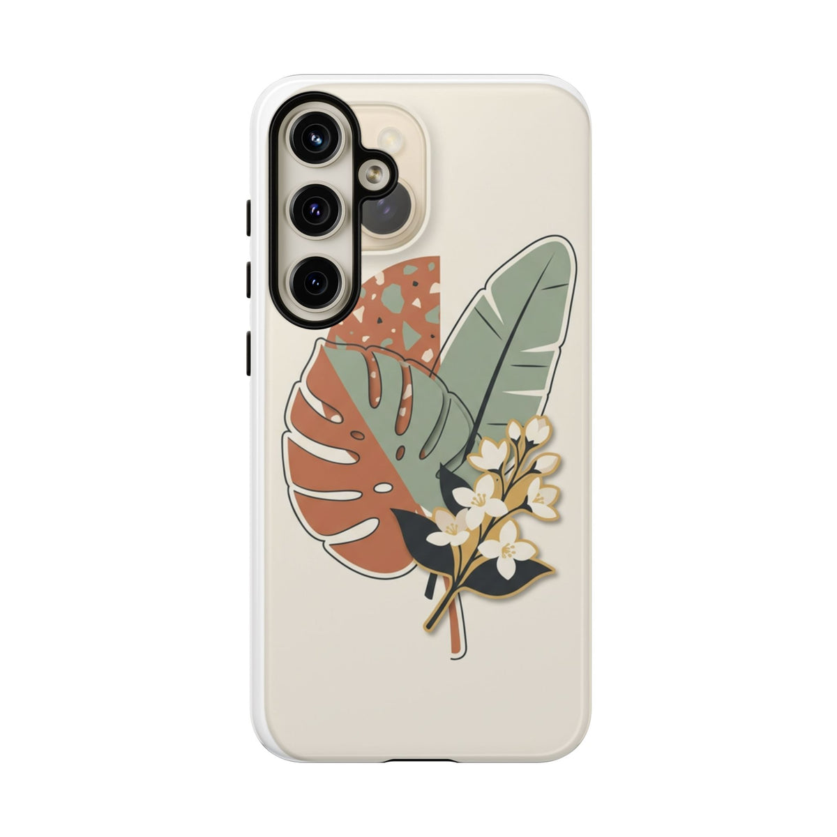 Tropical Leaves Phone Case — Floral Monstera Protective Cover