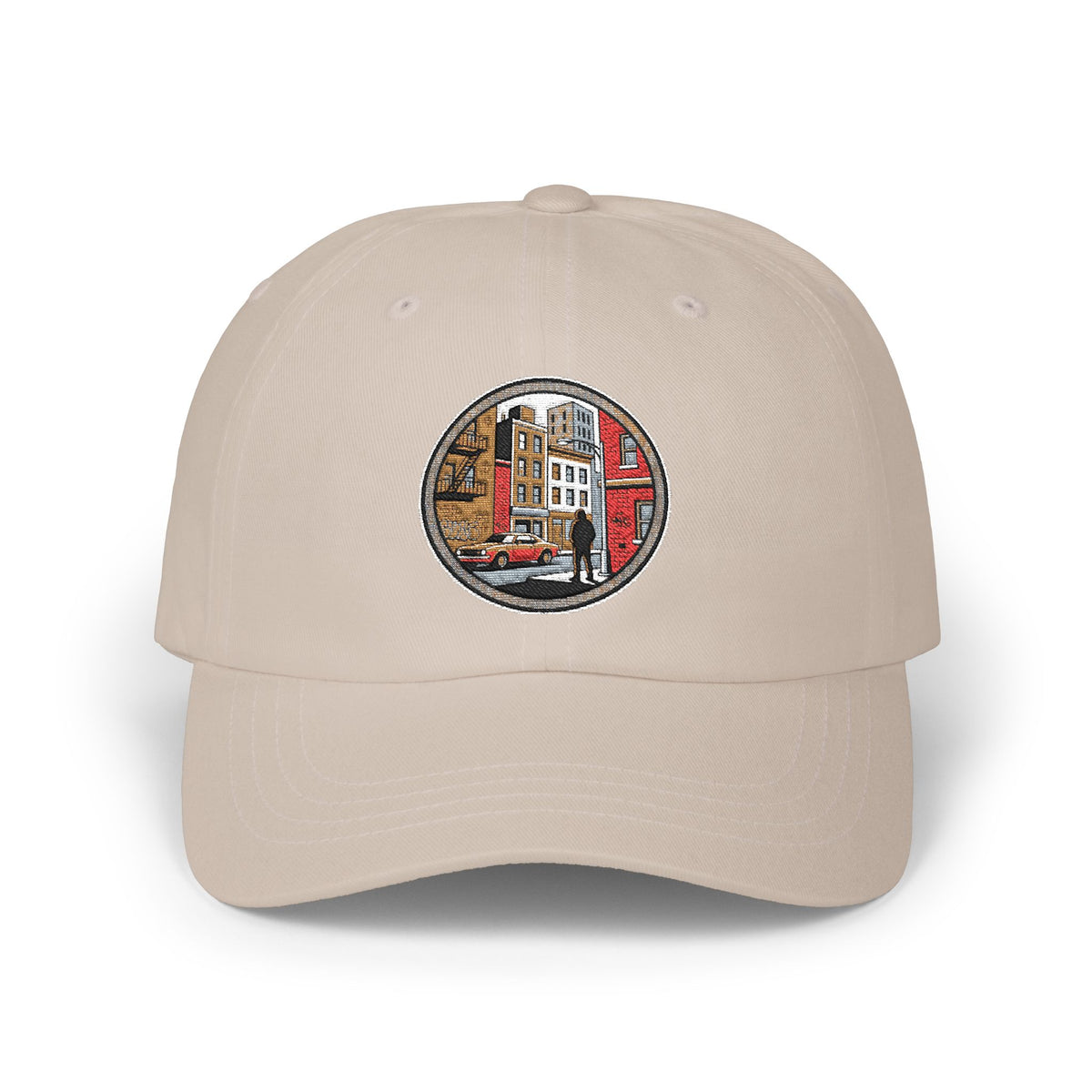 Gorra Dad Cap Café Vintage — Bordado Artesanal | Vintage Coffee Shop Dad Cap — Embroidered Cafe Patch Hat