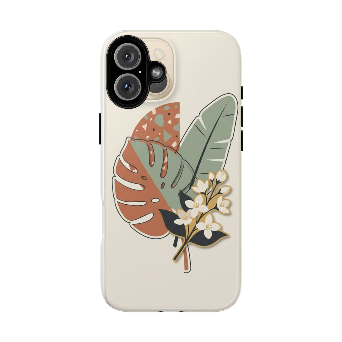 Tropical Leaves Phone Case — Floral Monstera Protective Cover