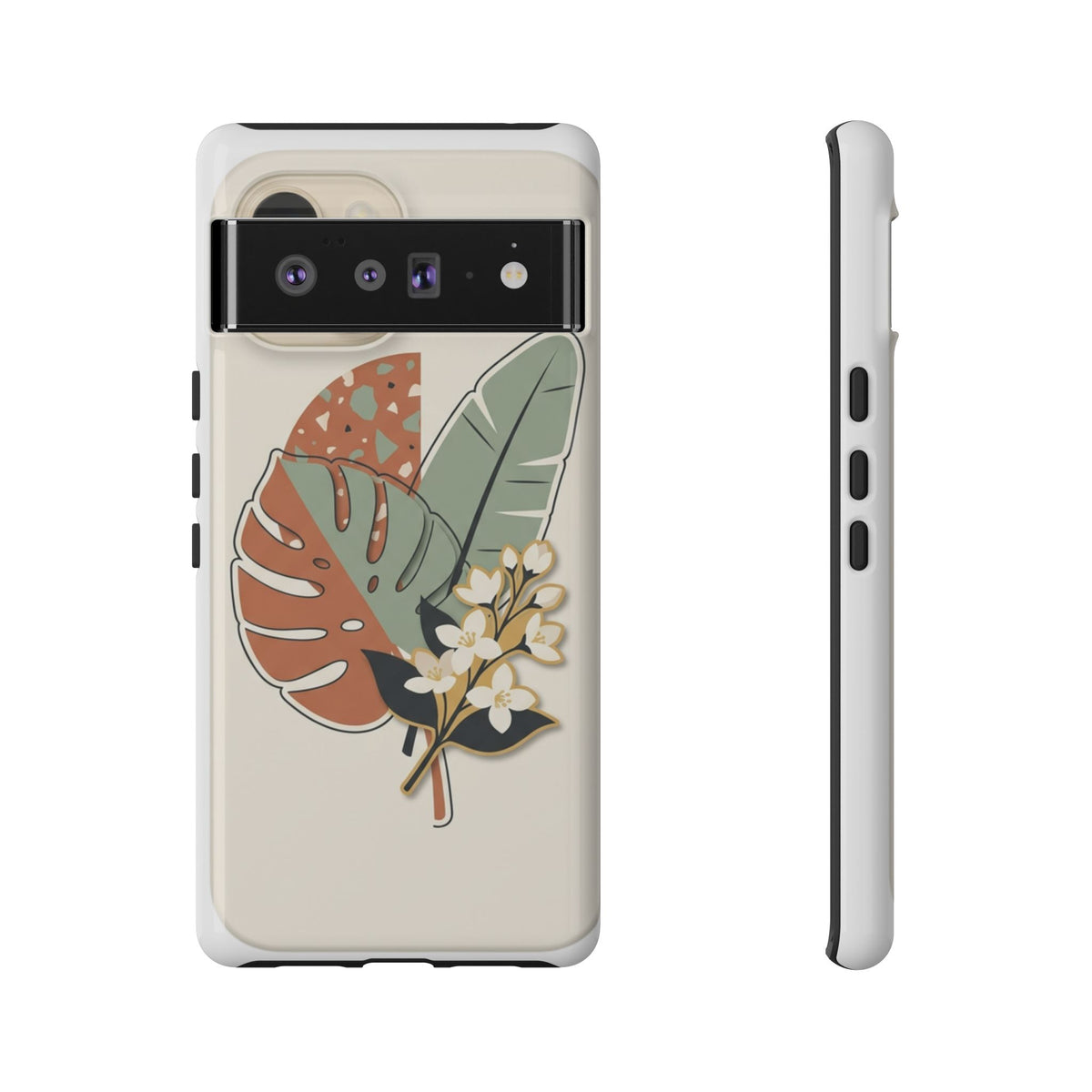 Tropical Leaves Phone Case — Floral Monstera Protective Cover