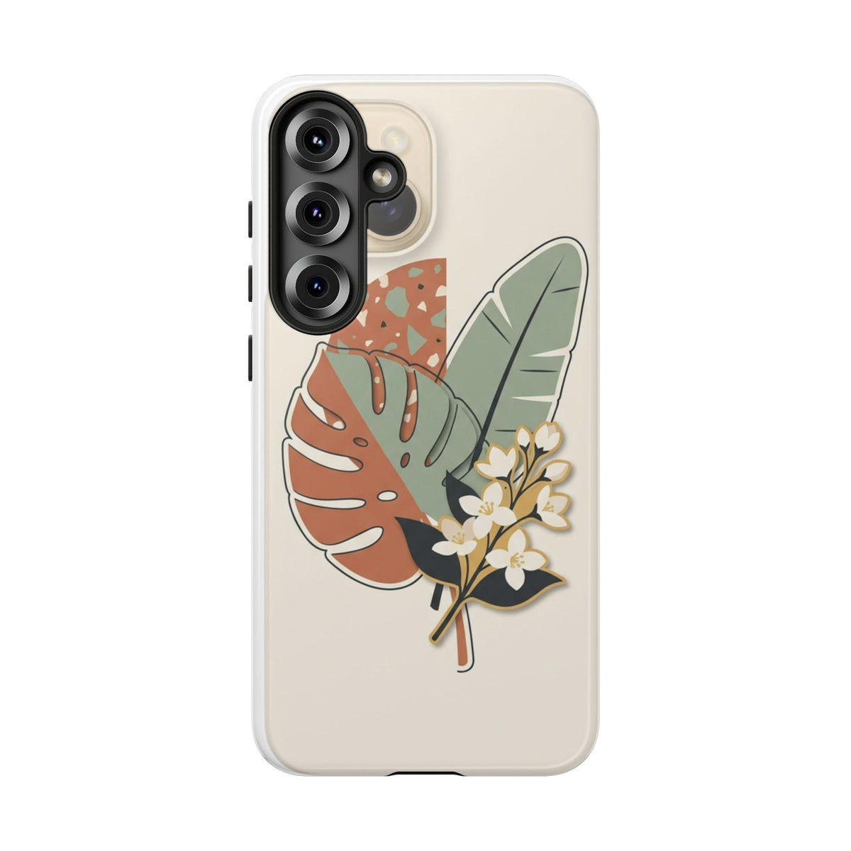 Tropical Leaves Phone Case — Floral Monstera Protective Cover