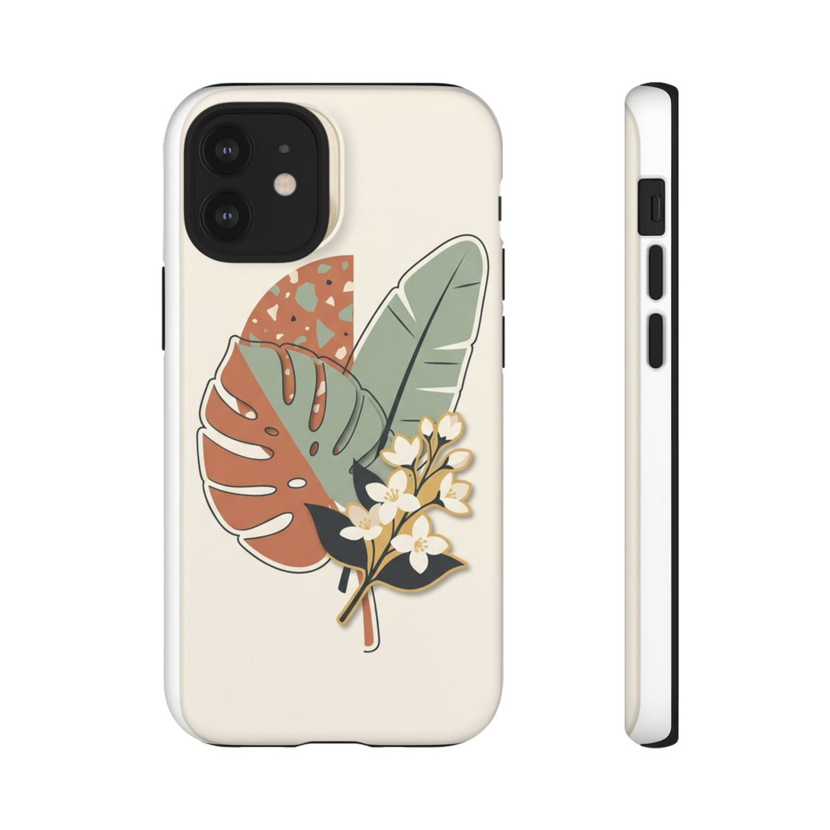 Tropical Leaves Phone Case — Floral Monstera Protective Cover