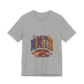 Momster Halloween Tee | purple orange spooky lettering, bats & pumpkins