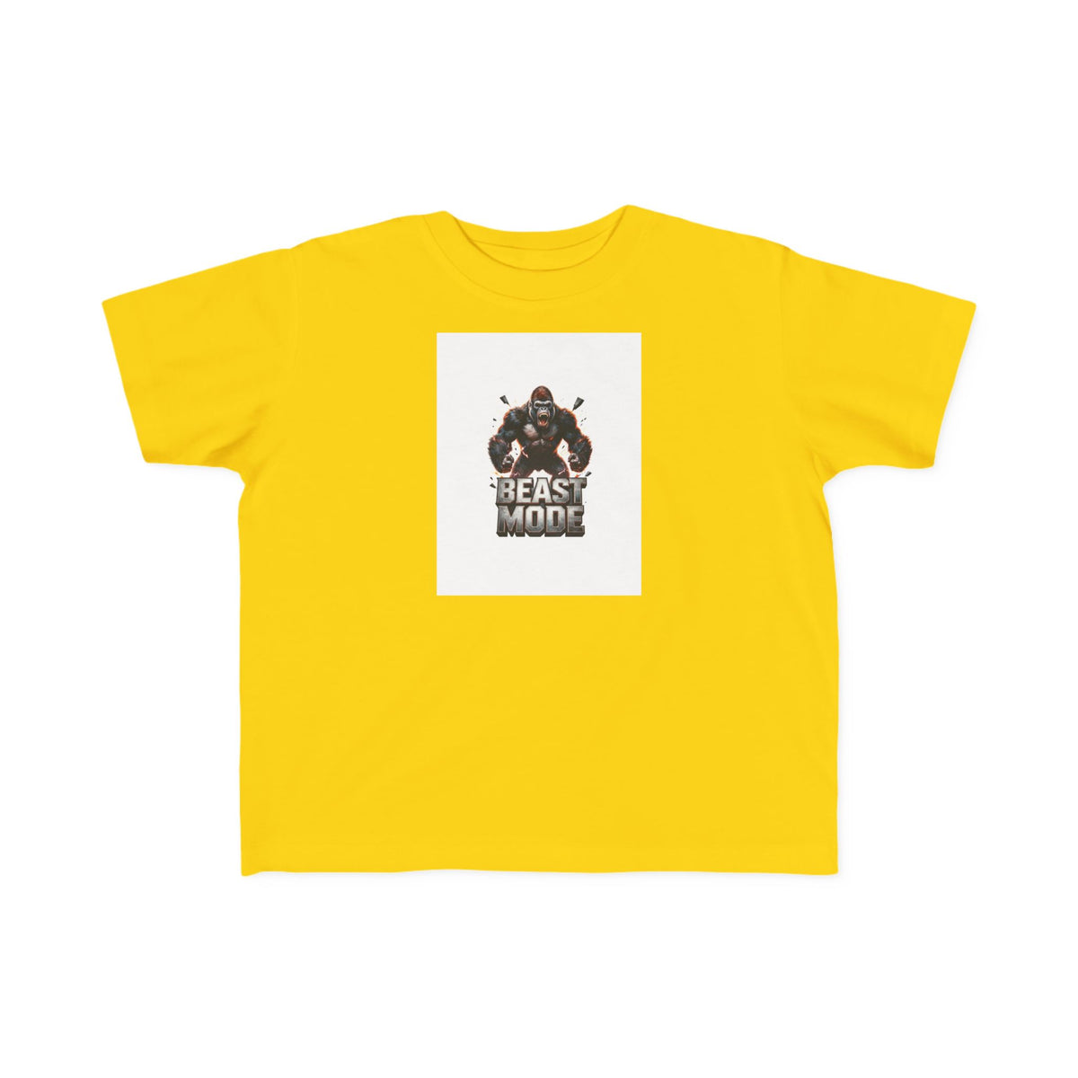 Toddler Tee - "Beast Mode" Gorilla Graphic Kids Shirt