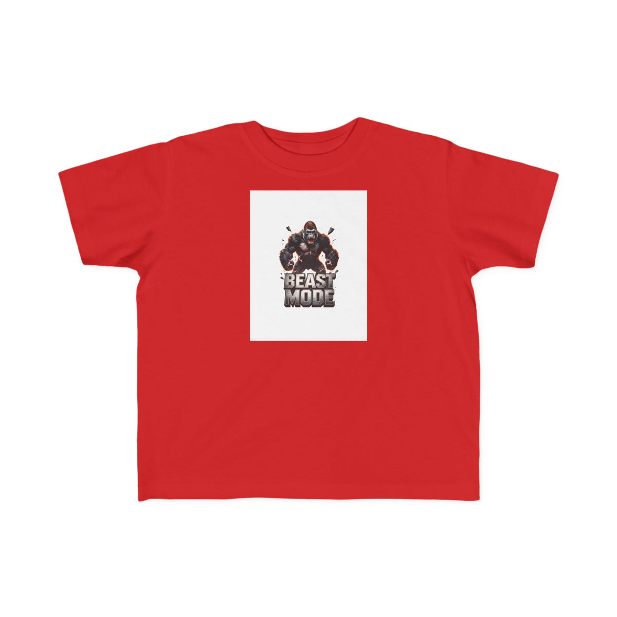 Toddler Tee - "Beast Mode" Gorilla Graphic Kids Shirt