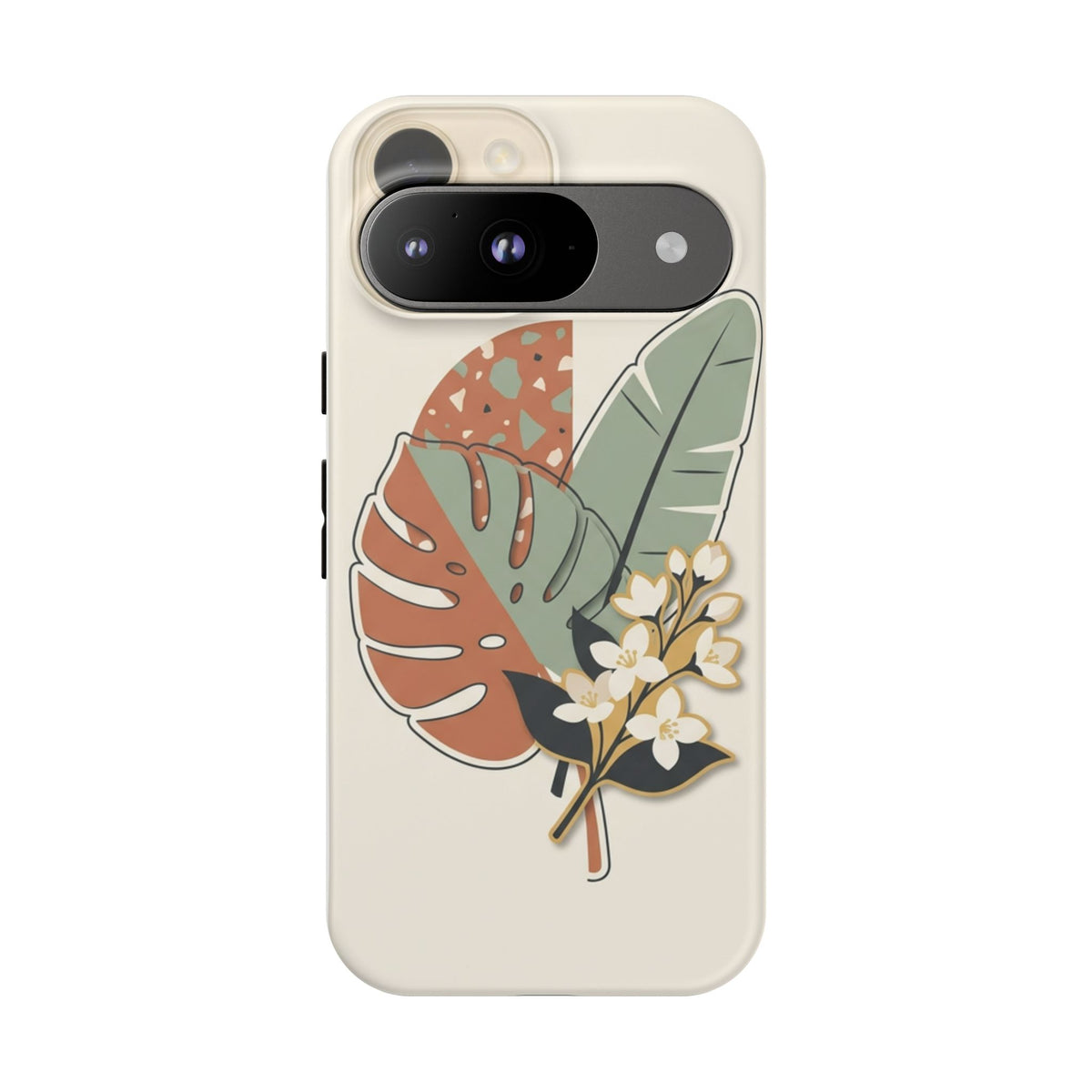 Tropical Leaves Phone Case — Floral Monstera Protective Cover