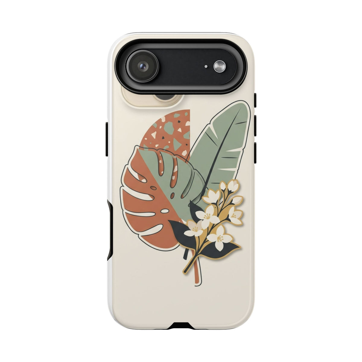Tropical Leaves Phone Case — Floral Monstera Protective Cover