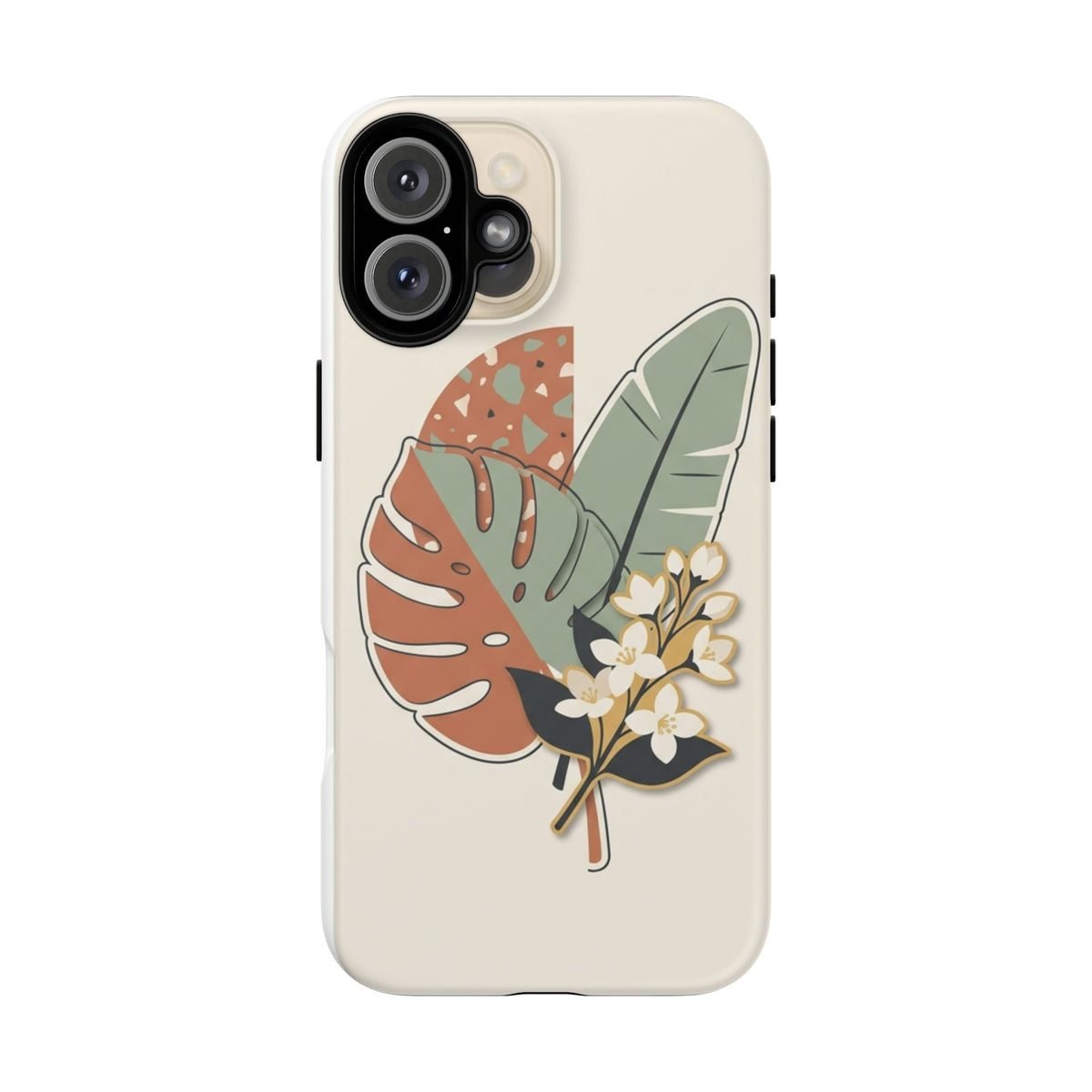 Tropical Leaves Phone Case — Floral Monstera Protective Cover