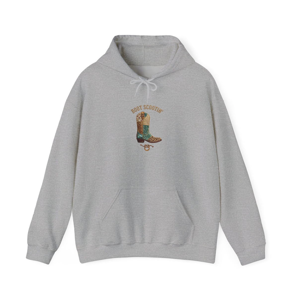 Boot Scootin' Cowboy Boot Hoodie | Country Western Graphic