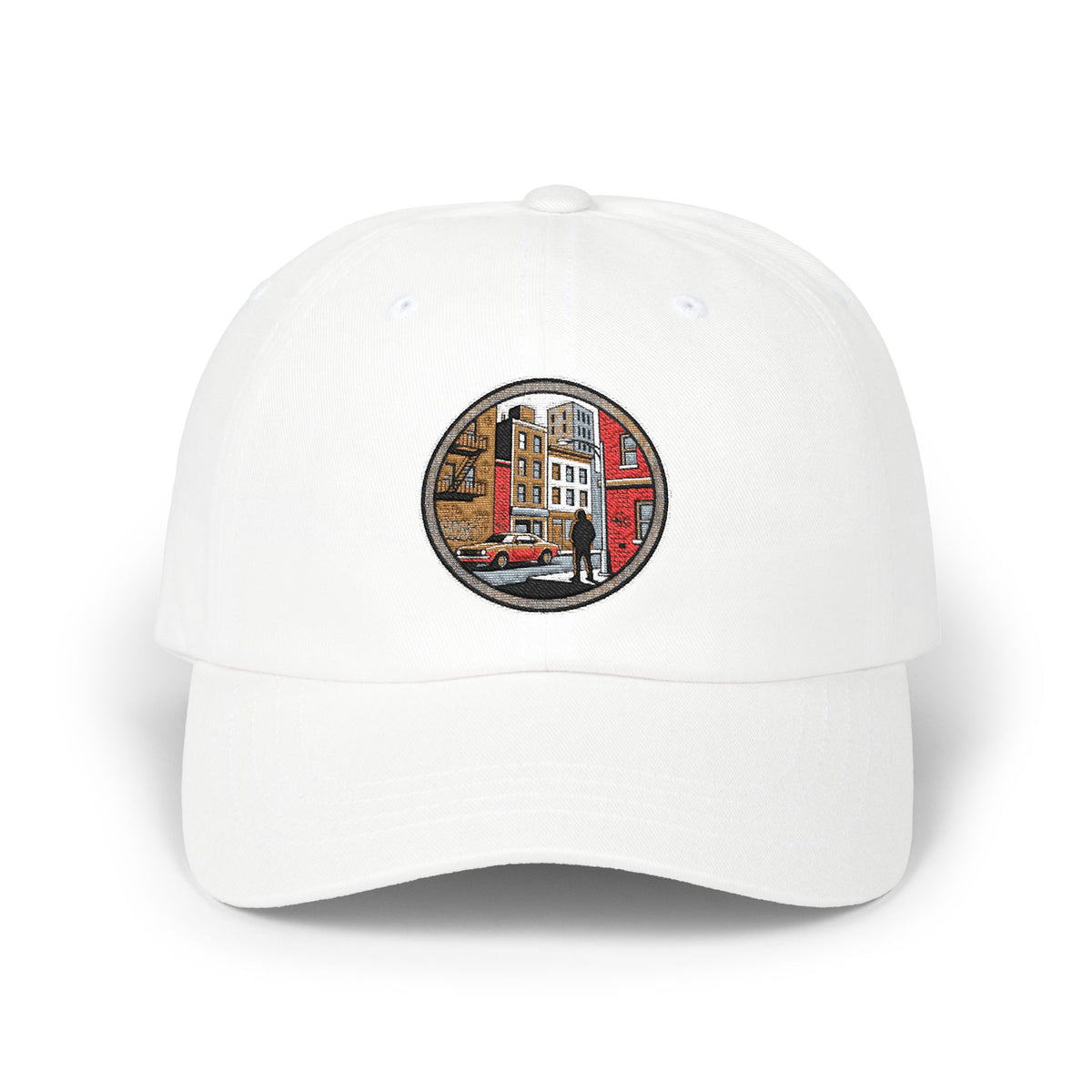 Gorra Dad Cap Café Vintage — Bordado Artesanal | Vintage Coffee Shop Dad Cap — Embroidered Cafe Patch Hat
