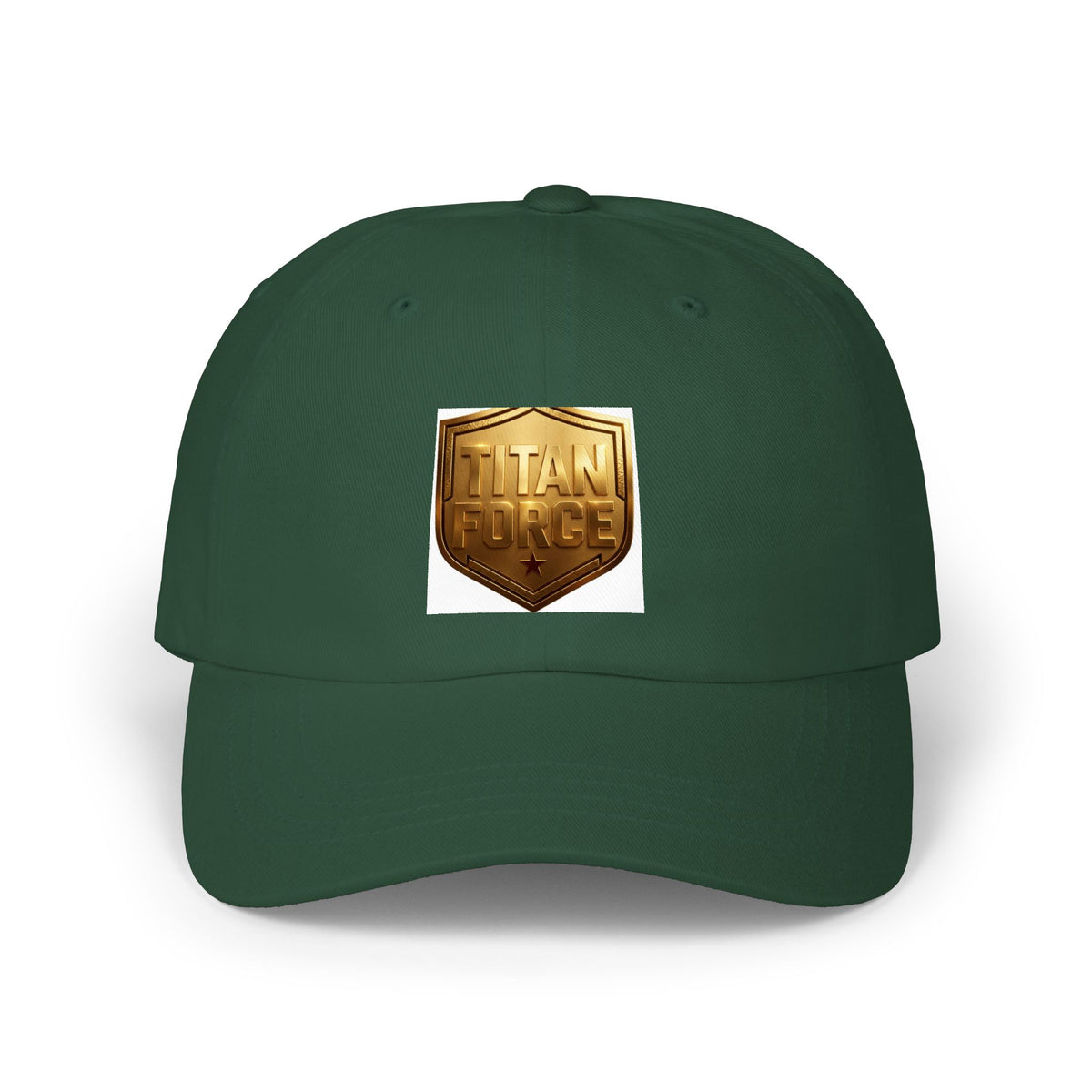 Titan Forge Gold Shield Dad Cap