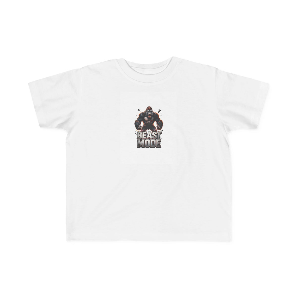Toddler Tee - "Beast Mode" Gorilla Graphic Kids Shirt