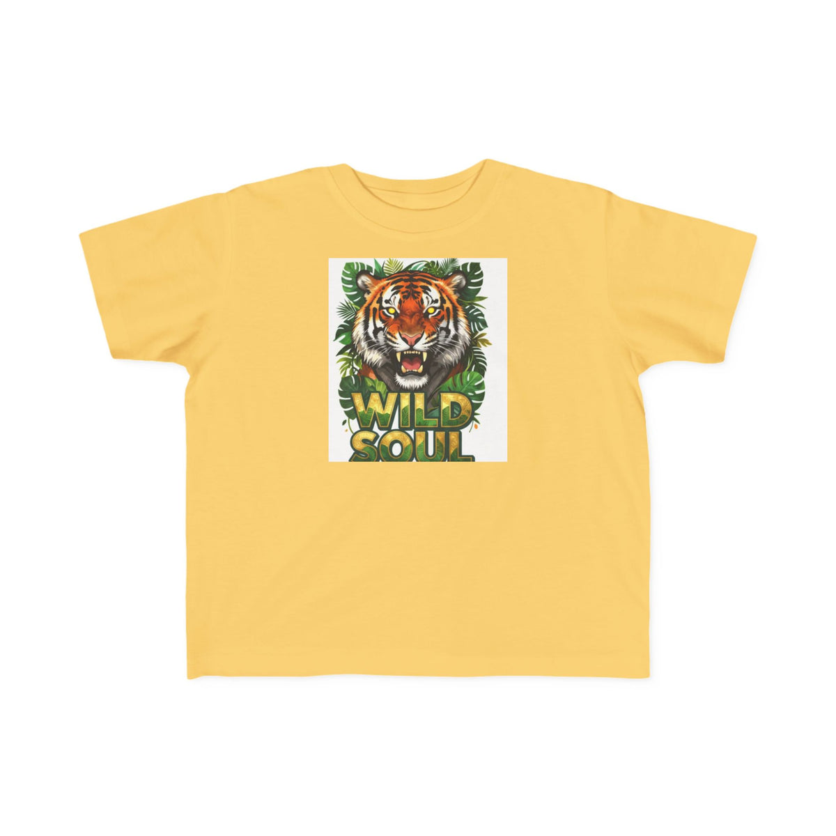 Toddler Tee — 'Wild Soul' Tiger Graphic Kids Shirt