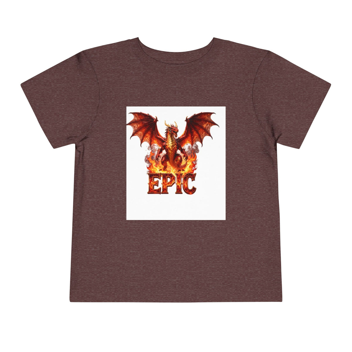 Epic Dragon Toddler Tee — Fiery Dragon Graphic Kids T-Shirt
