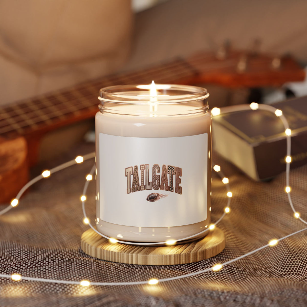 Tailgate Football Candle | Scented Soy Candle, 9oz