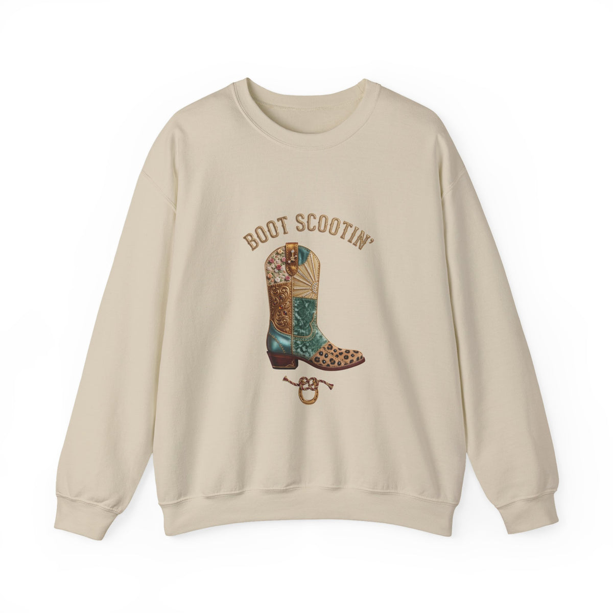 Boot Scootin' Cowboy Boot Sweatshirt | Country Western Cowgirl Ranch