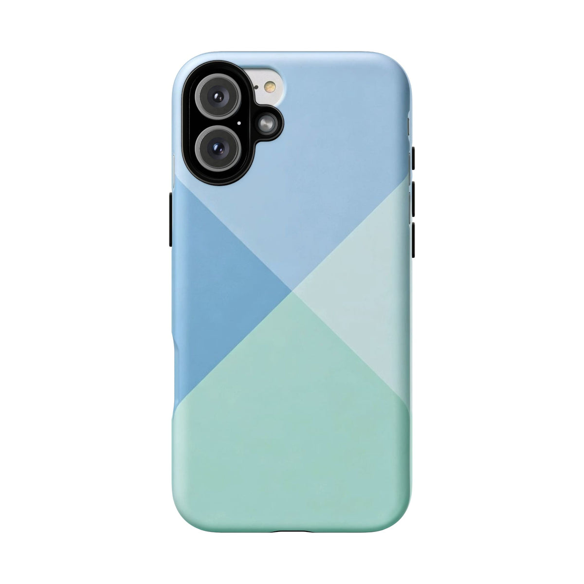 Geometric Mint & Sky Tough Phone Case