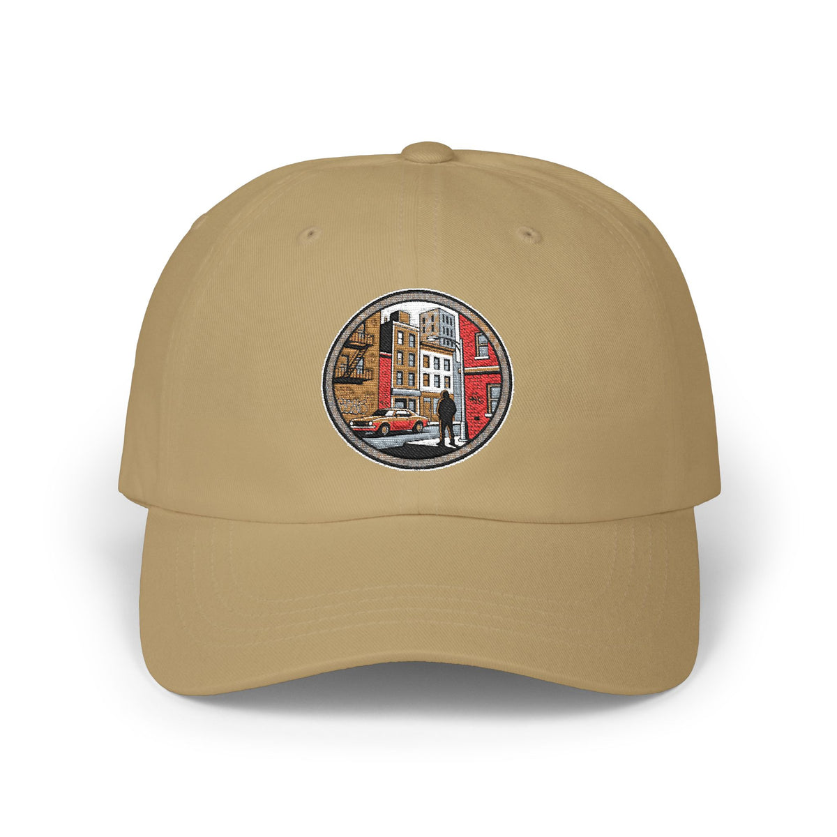Gorra Dad Cap Café Vintage — Bordado Artesanal | Vintage Coffee Shop Dad Cap — Embroidered Cafe Patch Hat