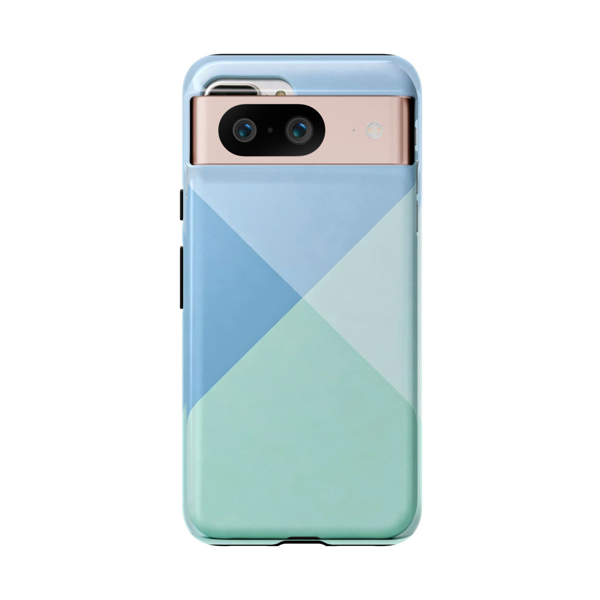 Geometric Mint & Sky Tough Phone Case