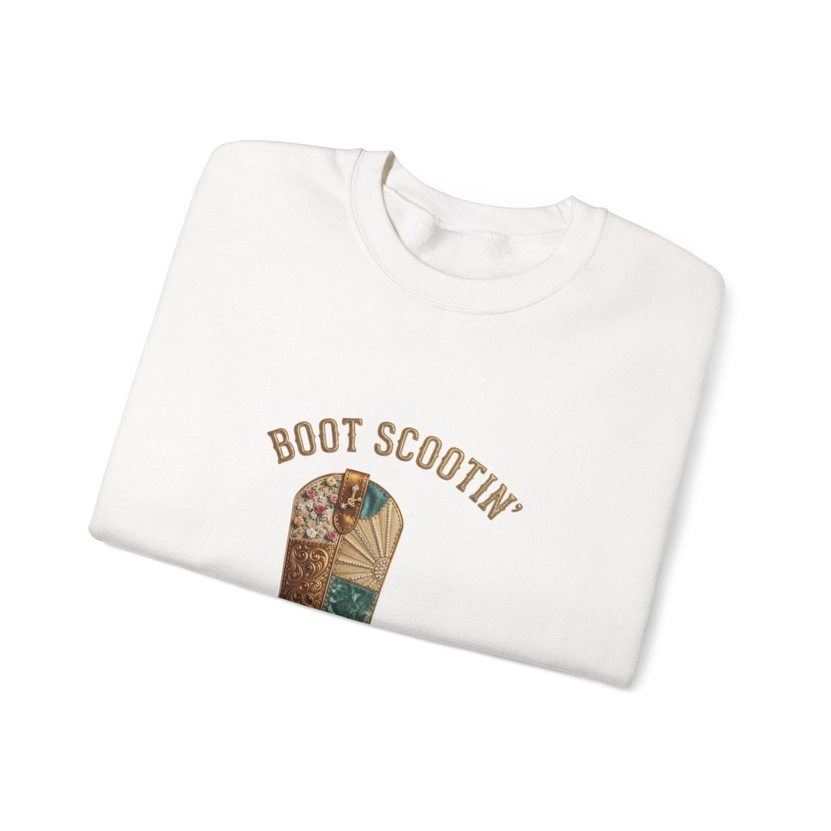 Boot Scootin' Cowboy Boot Sweatshirt | Country Western Cowgirl Ranch