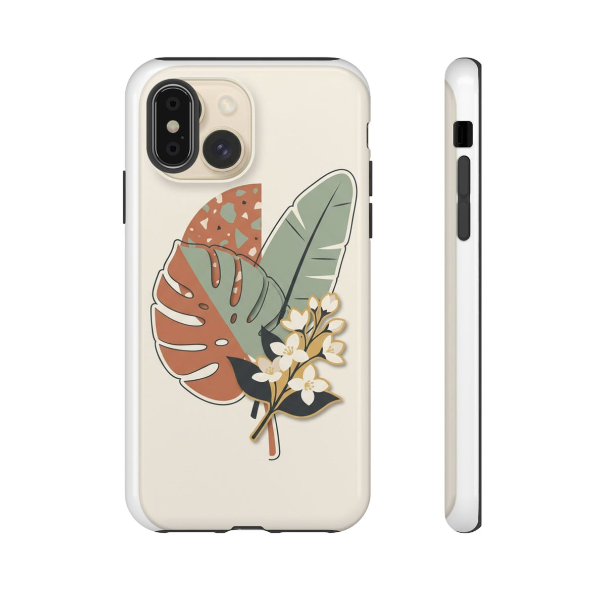 Tropical Leaves Phone Case — Floral Monstera Protective Cover