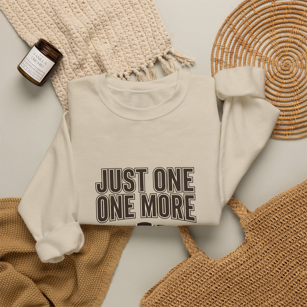 Just One More Drive Sweatshirt | Football Season, Tailgate Crewneck