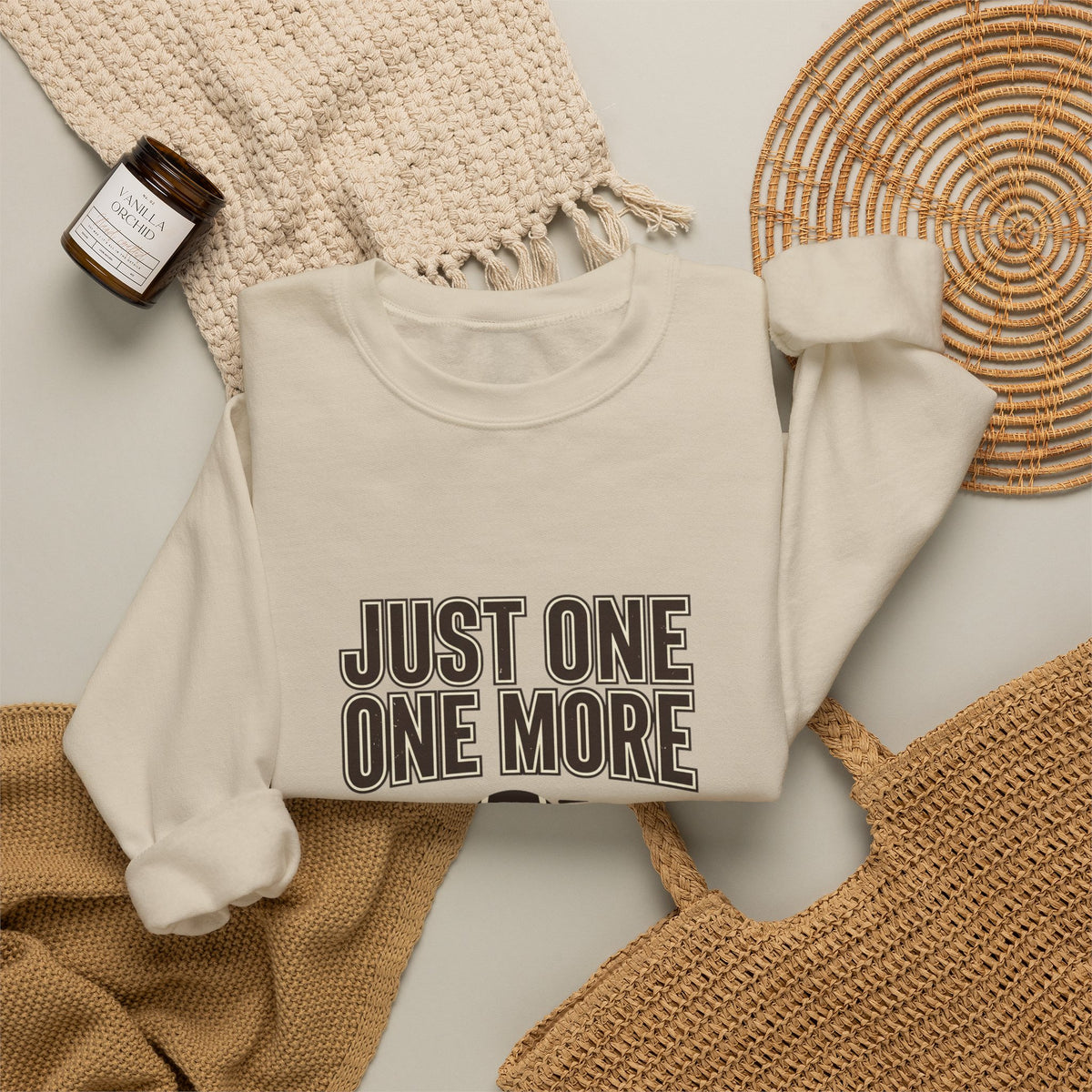 Just One More Drive Sweatshirt | Football Season, Tailgate Crewneck