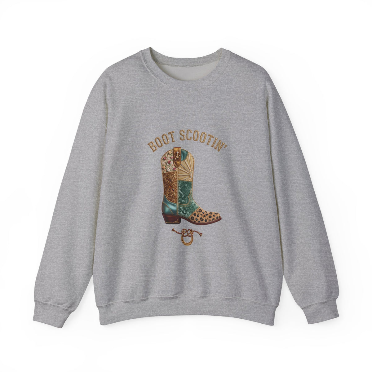 Boot Scootin' Cowboy Boot Sweatshirt | Country Western Cowgirl Ranch
