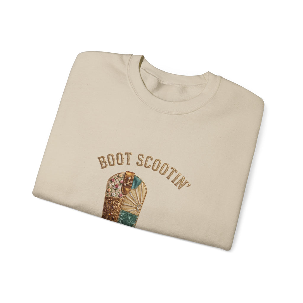 Boot Scootin' Cowboy Boot Sweatshirt | Country Western Cowgirl Ranch