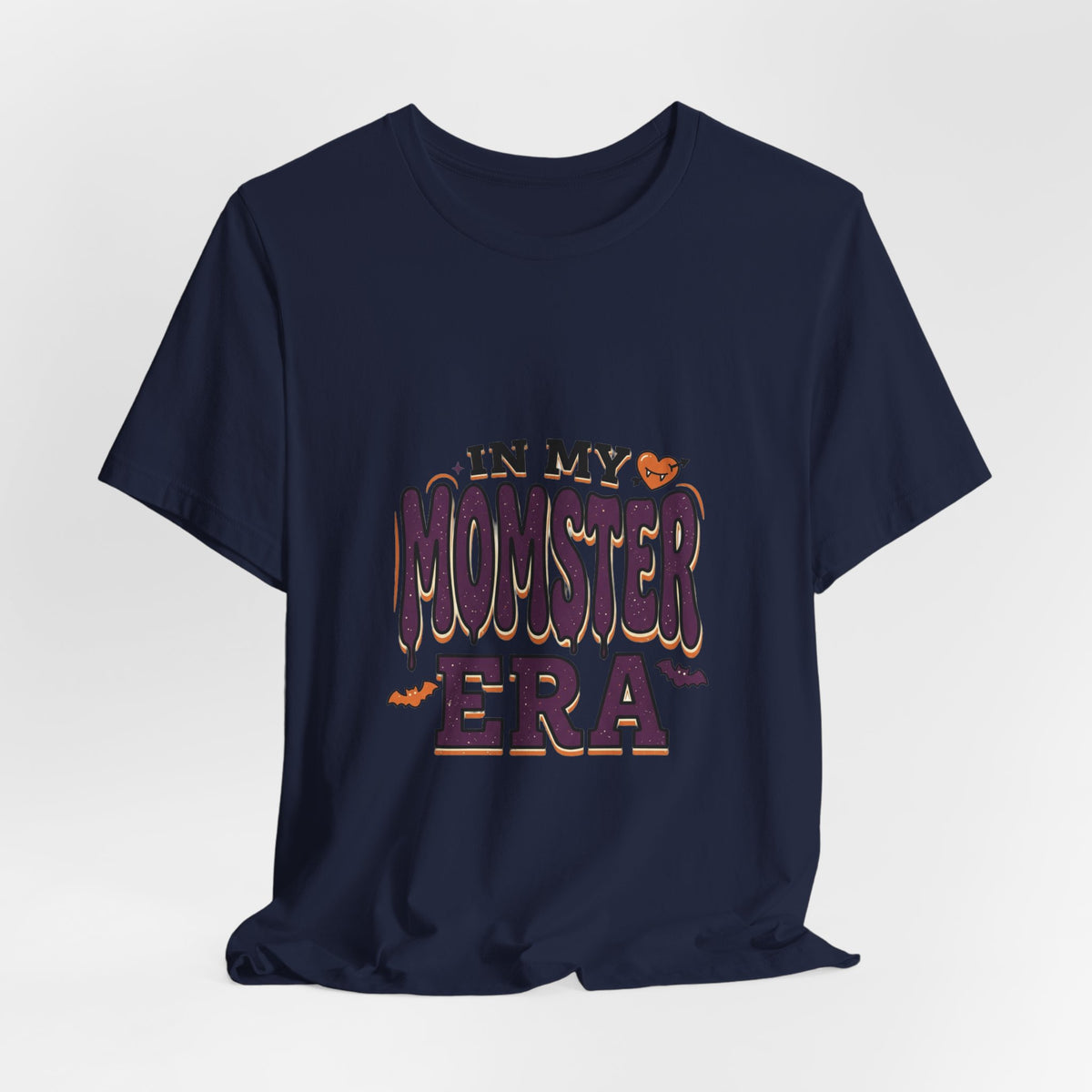 In My Momster Era T-Shirt | Halloween momster tee, spooky purple orange design
