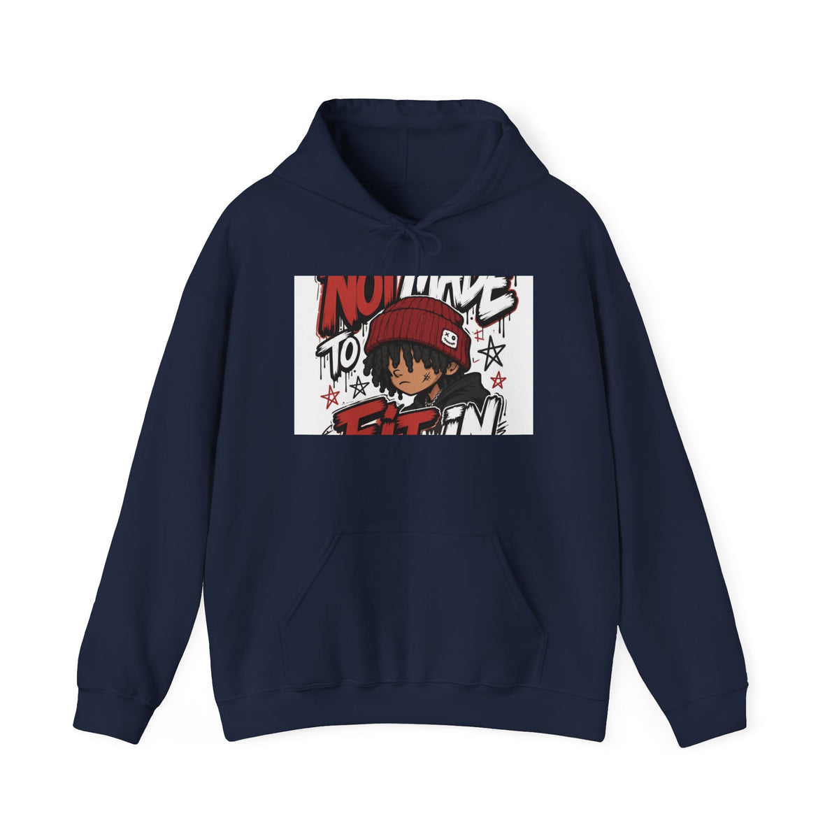 Hoodie — 'No Time to Explain' Anime Streetwear Pullover
