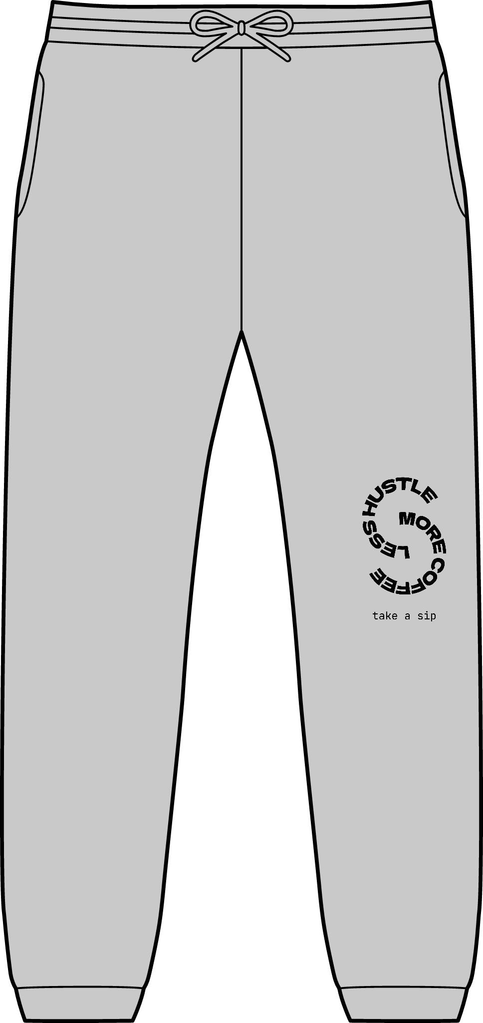 Flyer Joggers — Minimal Circular Logo Sweatpants