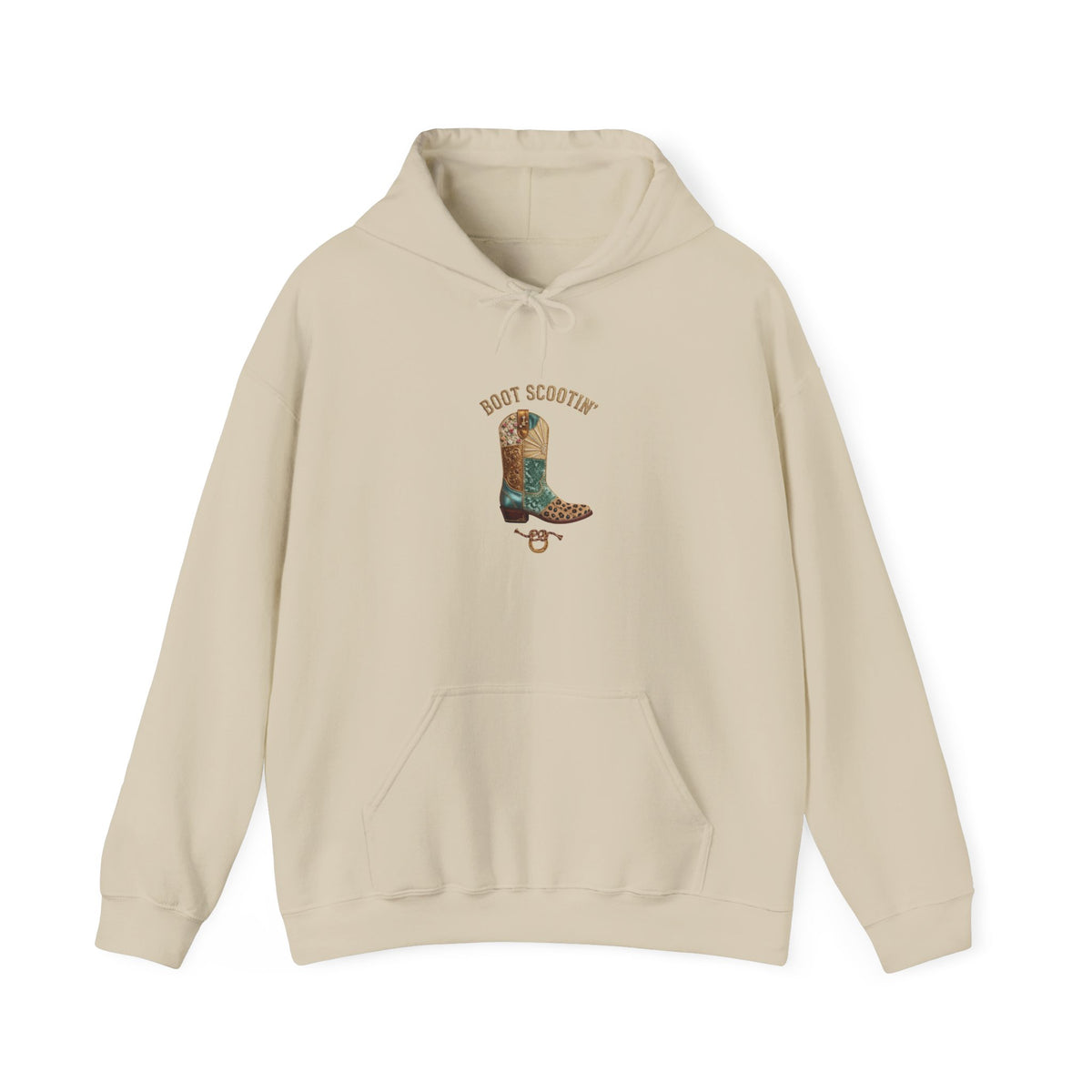 Boot Scootin' Cowboy Boot Hoodie | Country Western Graphic