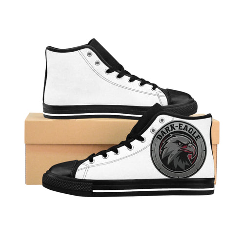 Classic High-Top Sneakers — Custom Dark Eagle Logo