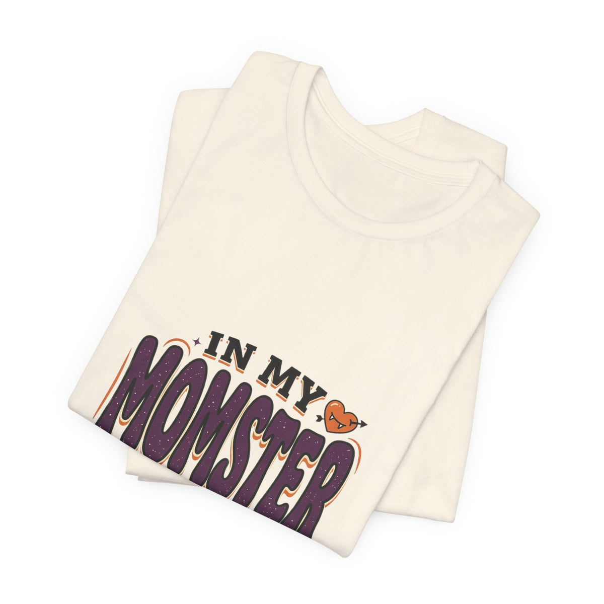 In My Momster Era T-Shirt | Halloween momster tee, spooky purple orange design