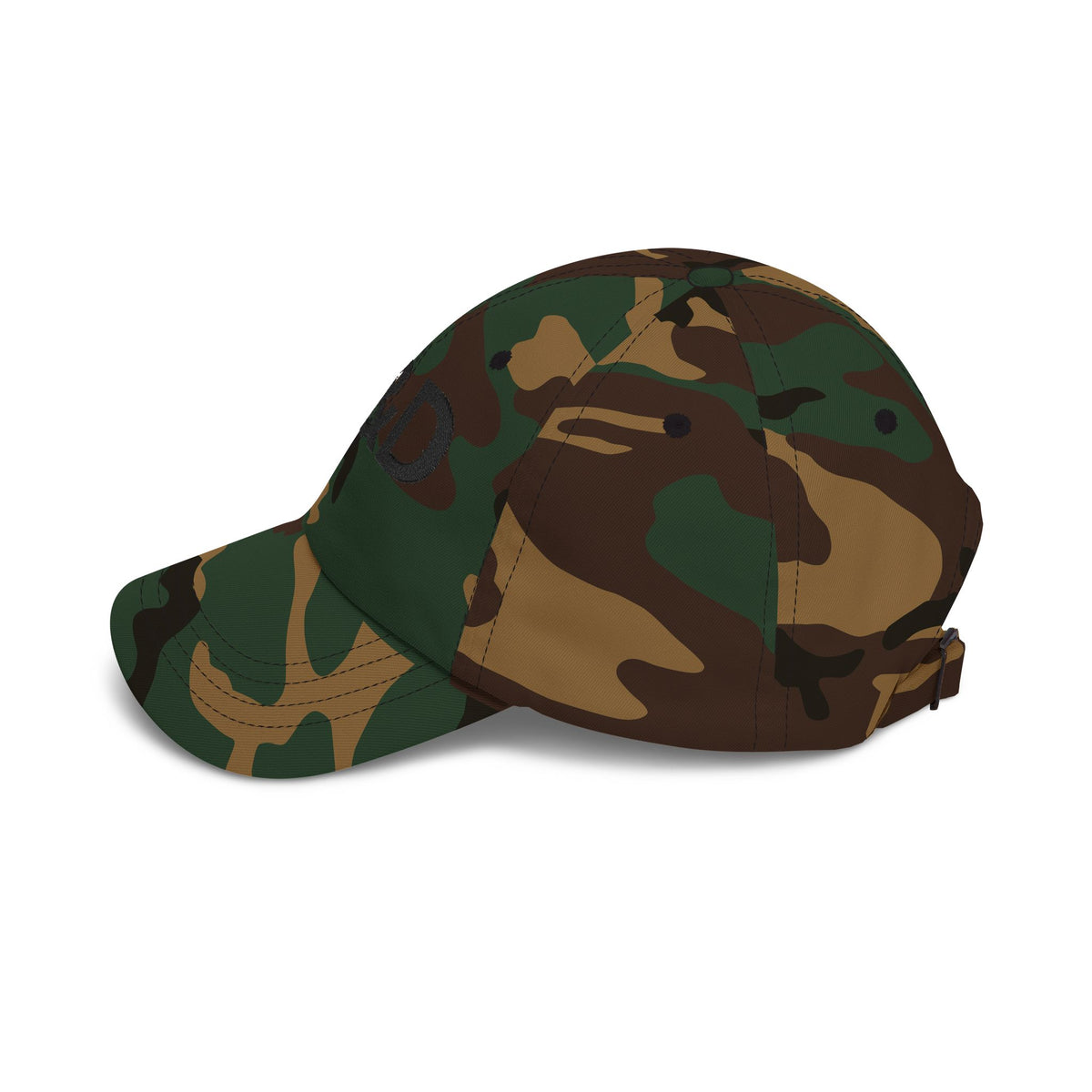 B&D Embroidered Dad Cap — Classic White Baseball Hat