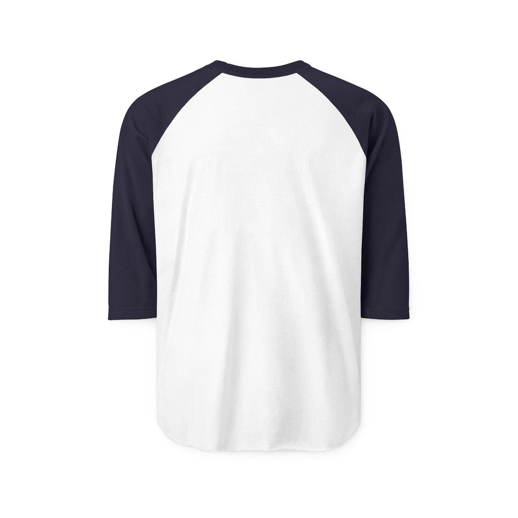 Raglan Shirt — Subtle 'Lead, Don't Follow' Baseball Tee (Black/White)