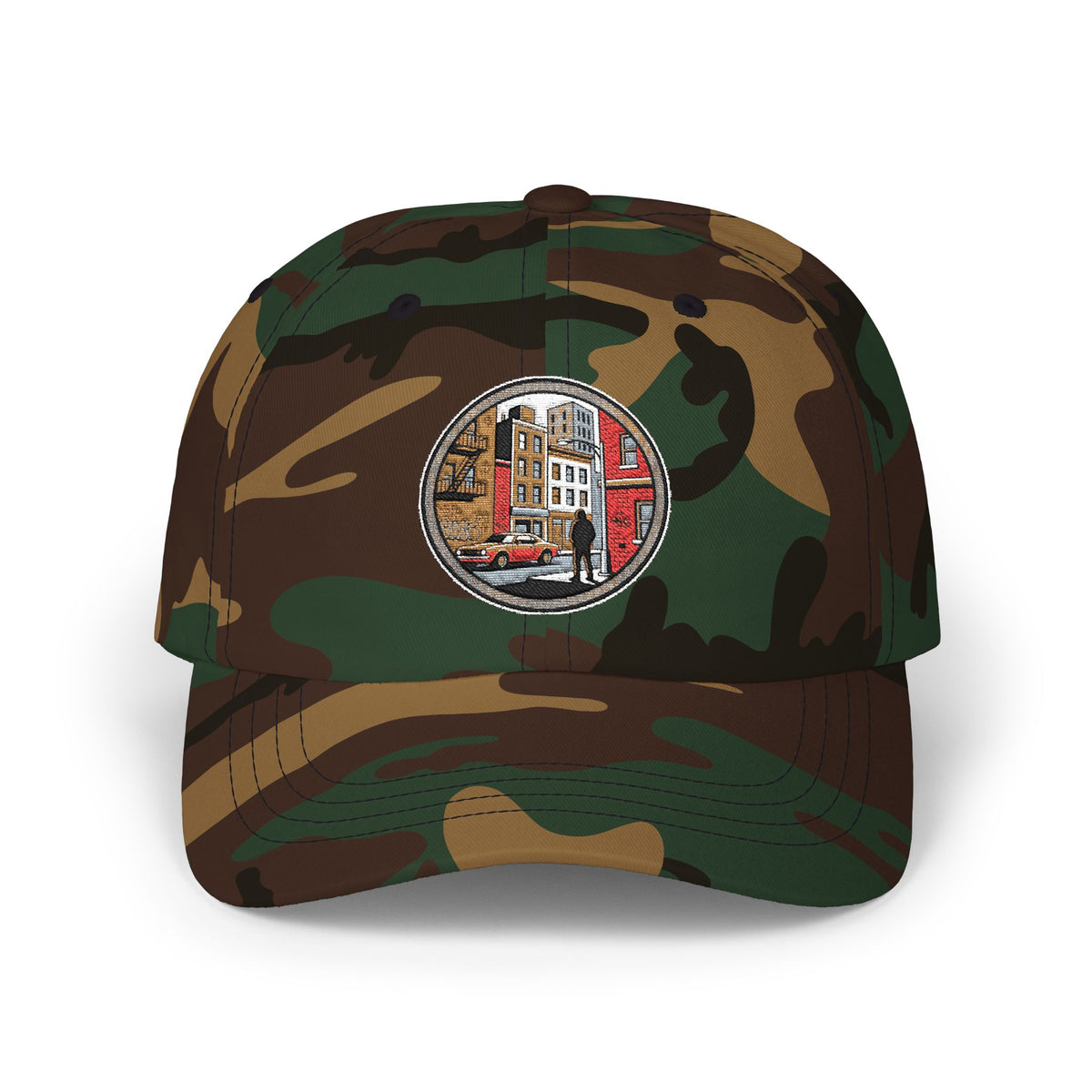 Gorra Dad Cap Café Vintage — Bordado Artesanal | Vintage Coffee Shop Dad Cap — Embroidered Cafe Patch Hat