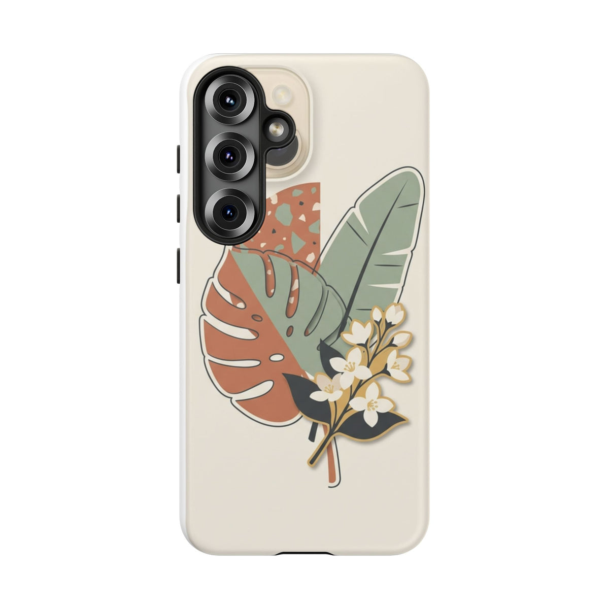 Tropical Leaves Phone Case — Floral Monstera Protective Cover