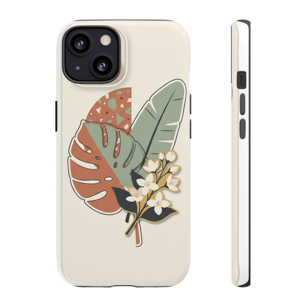 Tropical Leaves Phone Case — Floral Monstera Protective Cover