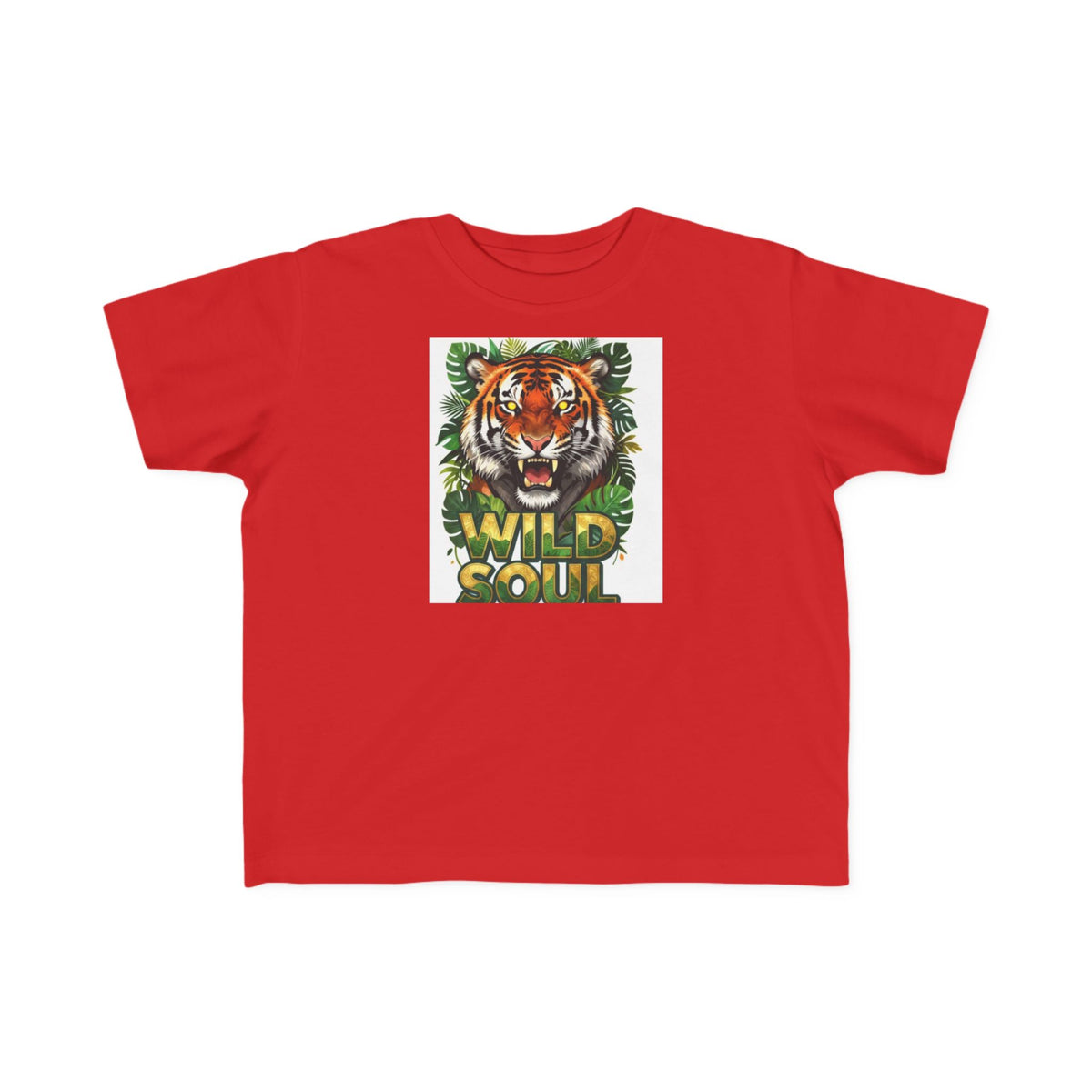 Toddler Tee — 'Wild Soul' Tiger Graphic Kids Shirt