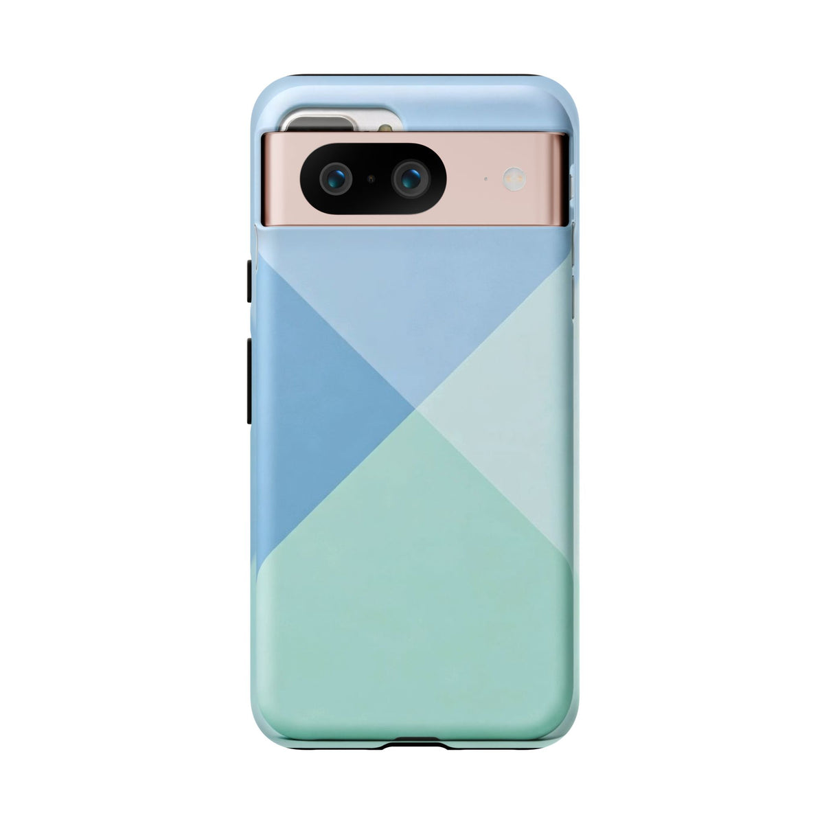 Geometric Mint & Sky Tough Phone Case