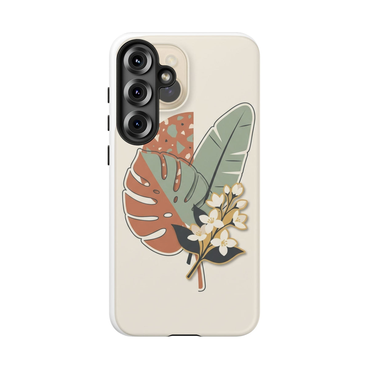 Tropical Leaves Phone Case — Floral Monstera Protective Cover