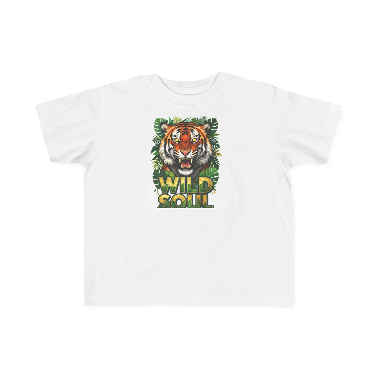 Toddler Tee — 'Wild Soul' Tiger Graphic Kids Shirt