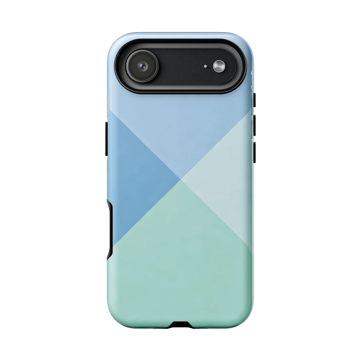 Geometric Mint & Sky Tough Phone Case