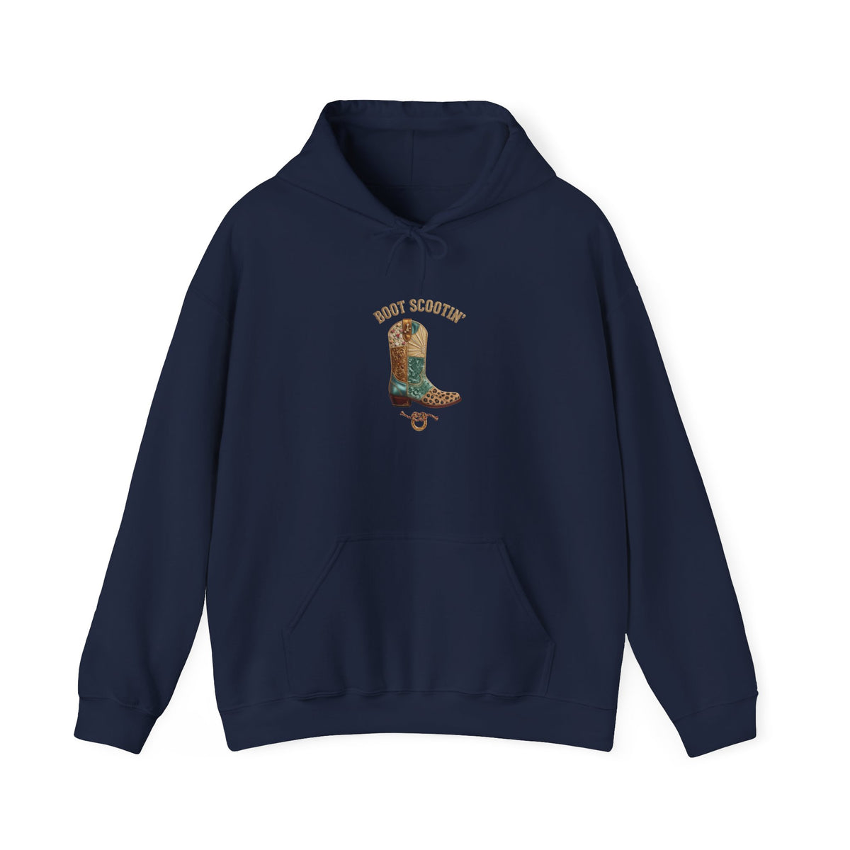 Boot Scootin' Cowboy Boot Hoodie | Country Western Graphic