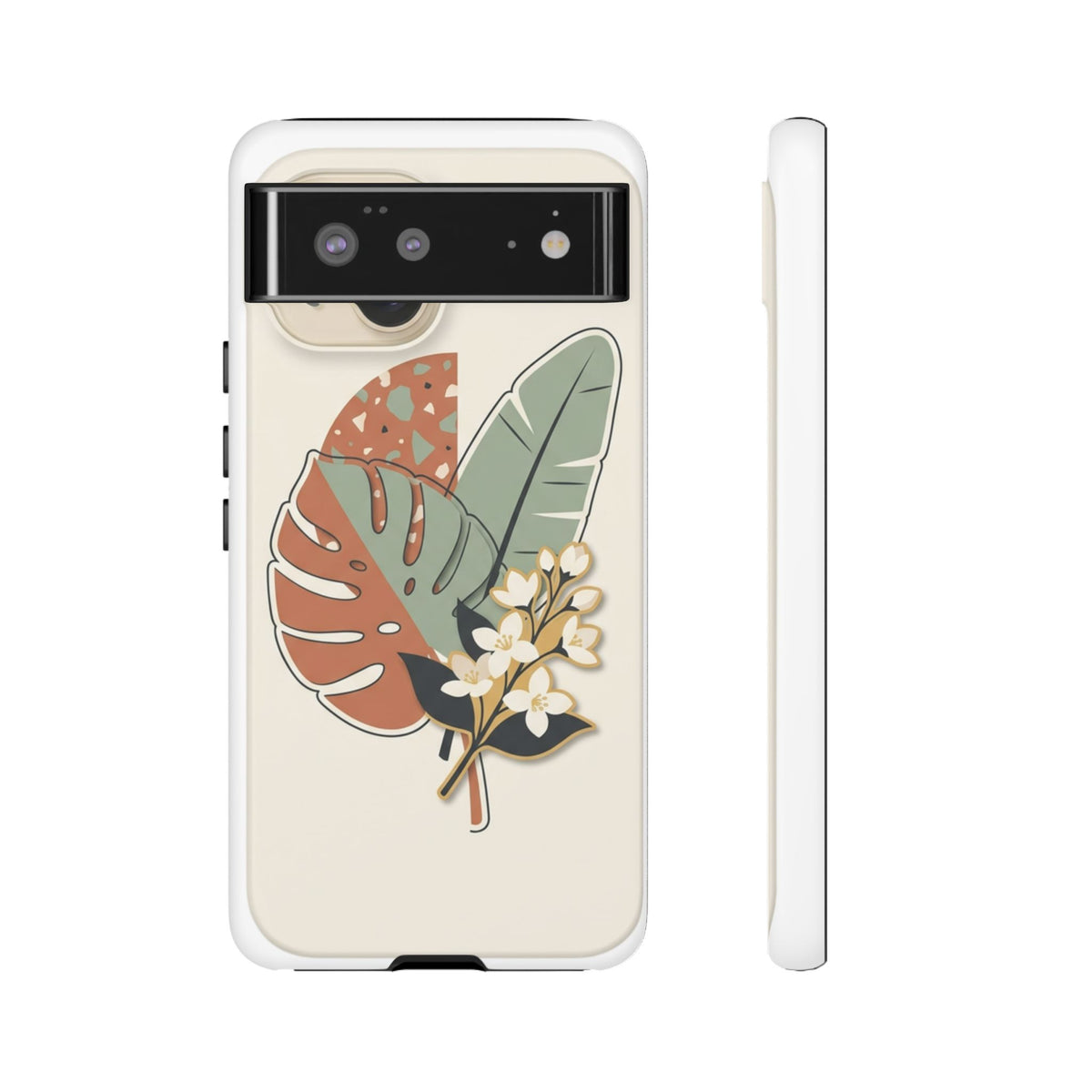 Tropical Leaves Phone Case — Floral Monstera Protective Cover